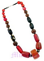 Single Row Resin Necklace - click here for large view